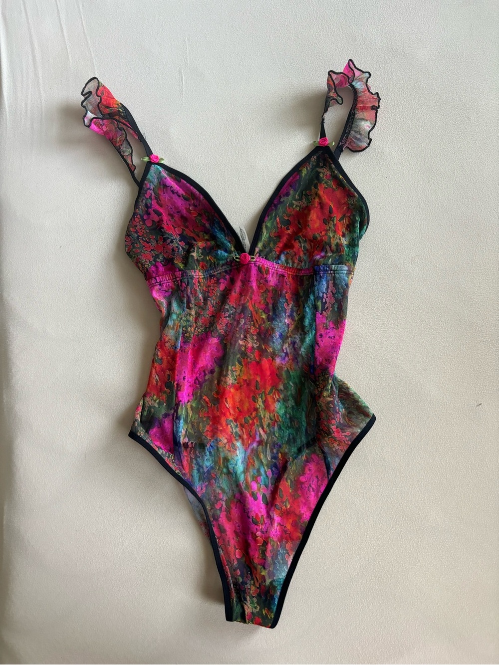 parade medium micro mesh multicolor bodysuit